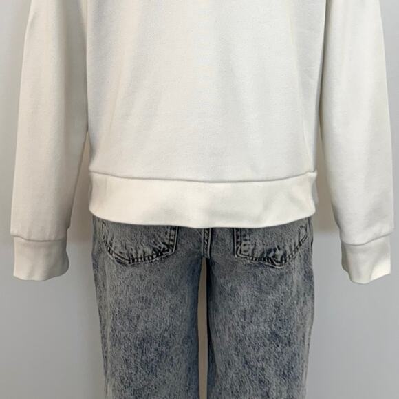 Gucci Mad Cookies Graphic Sweatshirt Pullover Cotton Jersey Long Sleeve White XS - Picture 10 of 16